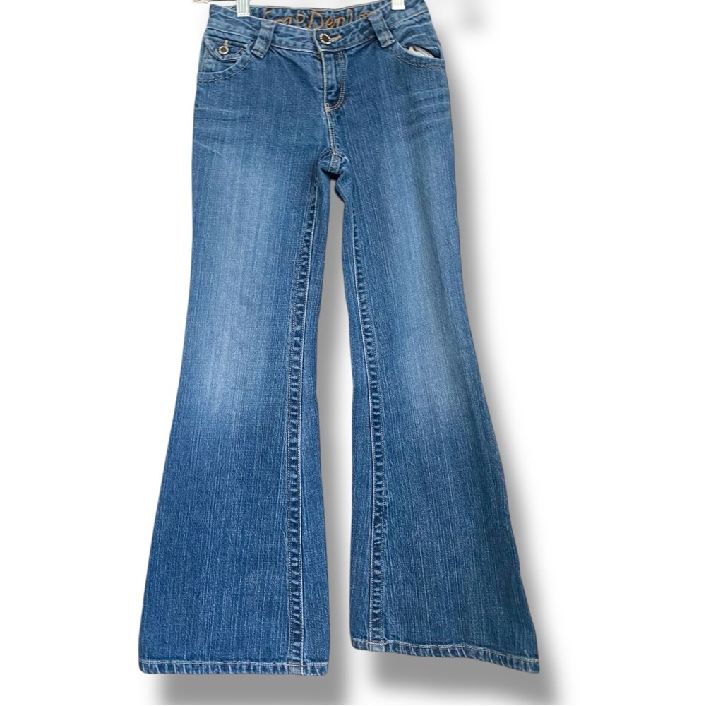Gap Denim Kids Sz 10 Flare Medium Wash Jeans